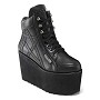 Malice platform sneakers zwart - Rock Me Malice platform sneakers zwart - Rock Me